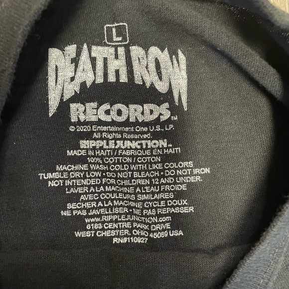 Death Row Records Tee Size Mens Large - Picture 3 of 8